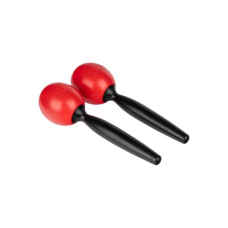 NINO PERCUSSION MOLDED ABS MARACAS, PAIR, RED NINO575R