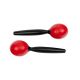 NINO PERCUSSION MOLDED ABS MARACAS, PAIR, RED NINO575R