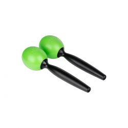 NINO PERCUSSION MOLDED ABS MARACAS, PAIR, GRASS GREEN NINO575GG
