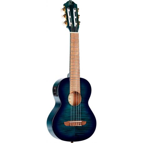 ORTEGA RGLE18BLF GUITARLELE ELEC. BLUE FADE