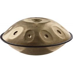 SONIC ENERGY HPSTL100 HANDPAN STAINLESS STEEL, VINT.GOLD,D KURD
