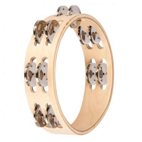 NINO PERCUSSION PANDERETA MADERA 8, 2 ROWS NINO945