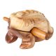 NINO PERCUSSION WOOD FROG GÜIRO, LARGE, NATURAL NINO515NT