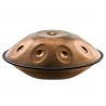 SONIC ENERGY HPSTL93CU HANDPAN, STAINLESS, COPPER, BB2 AMARA
