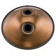 SONIC ENERGY HPSTL93CU HANDPAN, STAINLESS, COPPER, BB2 AMARA