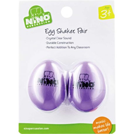 NINO PERCUSSION EGG SHAKER LILA NINO540AU-2