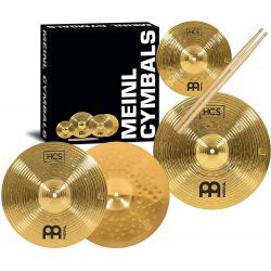 MEINL HCS1314+10S SET HCS 13,14+10 + STICKS HCS1314+10S
