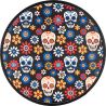 MEINL HEAD-JD12DA 12 JUMBO DJ SYNT HEAD,DAY OF DEAD