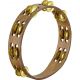MEINL TA2V-WB 2 ROWS, HAMMERED BRASS JINGLES, WALNUT BRO