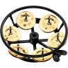MEINL THH1B-BK HIHAT TAMBOURINE, BRASS JINGLES, BLACK