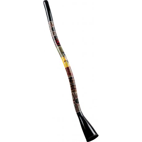 MEINL SYNTHETIC S-SHAPE DIDGERIDOO, BLACK SDDG2-BK