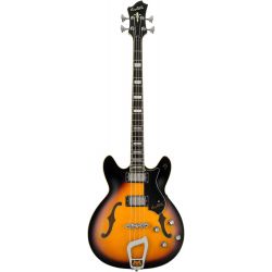 HAGSTROM ELEC. BASS. VIKING BASS - TOBACCO SUNBURST, CONTOU