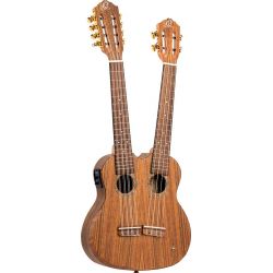 ORTEGA UKELELE HYDRA DOUBLE NECK TENOR ELEC.