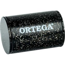 ORTEGA PLASTIC FINGER SHAKER PVC BLACK SPARKLE