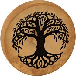SONIC ENERGY HOD15-TOL NATIVE AMER. HOOP DRUM, 15,TREE OF LIFE