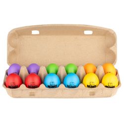 NINO PERCUSSION EGG SHAKER SET, FOR 12 KIDS NINOSET18