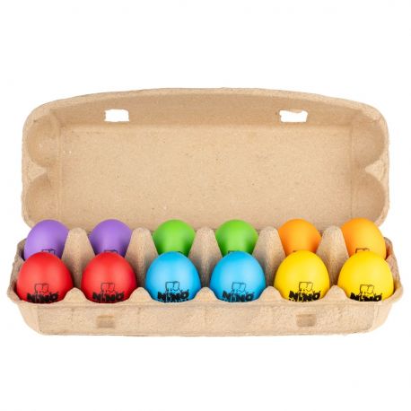 NINO PERCUSSION EGG SHAKER SET SOFT, FOR 12 KIDS NINOSET19