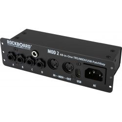 ROCKBOARD MOD 2 V2 - PATCHBAY TRS MIDI Y USB