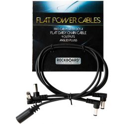 ROCKBOARD CABLE PLANO EN CADENA ACODADO - 4 SALIDAS