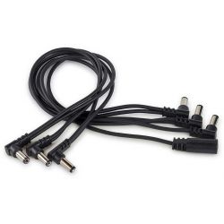 ROCKBOARD CABLE PLANO EN CADENA ACODADO - 6 SALIDAS