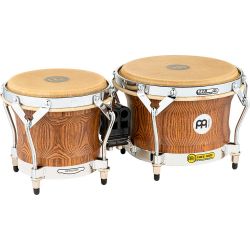 MEINL WB500ZFA-M 7 & 9 WOOD BONGO, ZEBRA FINISHED A