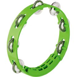 NINO PERCUSSION PANDERETA PLASTICO 8 VERDE NINO49GG