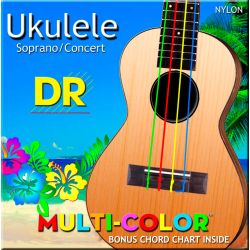 DR JGO CUERDAS UKELELE COLOR SC