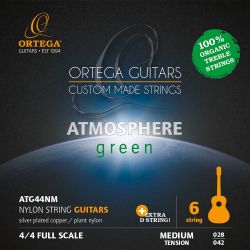 ORTEGA ATG44NM BALANCED STRINGS MEDIUM GREEN