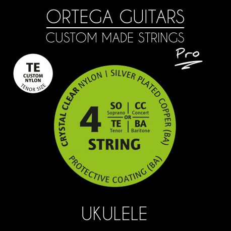 ORTEGA UKE TENOR PRO STRINGS CRYSTAL UKP-TE