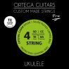 ORTEGA UKE TENOR PRO STRINGS CRYSTAL UKP-TE