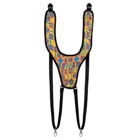 MEINL MDJS1KQ DESIGNER DJEMBE STRAP, KENYAN QUILT