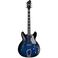 HAGSTROM ELEC. GUITAR. SUPER VIKING - DARK BALTIC SEA, CONT