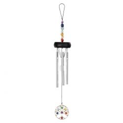 SONIC ENERGY MINI CHAKRA CHIME 12, TOL, SILVER TOLCC12MINI
