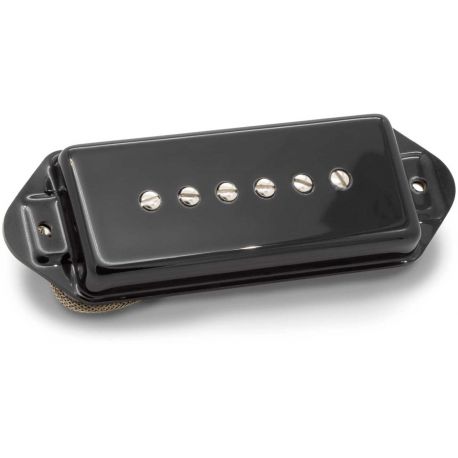 SEYMOUR DUNCAN RETRO ANTQ P90 DOG EAR BRDG BLK