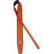 ORTEGA OSCU-6 GENUINE LEATHER STRAP ORANGE BRAID
