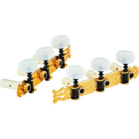 ORTEGA ORTEGA STANDARD TUNING MACHINES GOLD WHITE