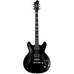 HAGSTROM ELEC. GUITAR. VIKING BARITONE DLX - BLACK GLOSS, C