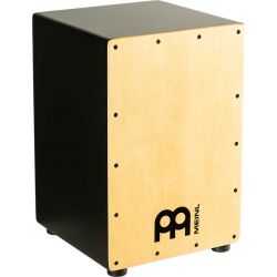 MEINL MCAJ100BK-MA CAJON WITH MAPLEFRONTPLATE