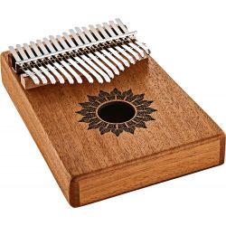 SONIC ENERGY KL1708H SOUND HOLE KALIMBA C MAJOR 17-NOTES,MAHOG