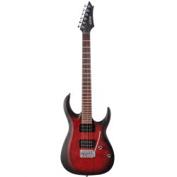 CORT GUIT ELEC X100 OPBB BLACK CHERRY BRUST