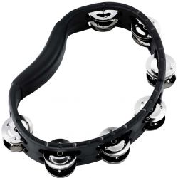 MEINL HTMT1BK HAND HELD, STEEL JINGLES, BLACK