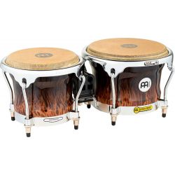 MEINL FWB400BB 7 & 8 12 WOOD BONGO, BROWN BURL