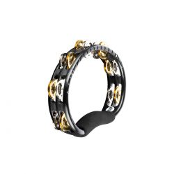 MEINL TMT1M-BK COMBO PANDERETA, BLACK, STEELBRASS