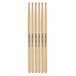 MEINL HICKORY STICKS, 5B, BARREL TIP, 3-PACK HS107-3