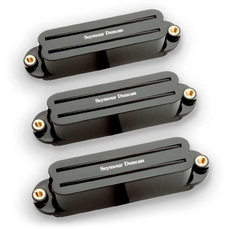 SEYMOUR DUNCAN SET HOT RAILS STRAT BLACK