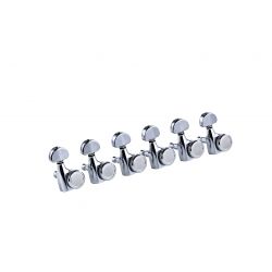 ORTEGA OTMLOCK6L-CR GUIT. LOCKING MACH. 6 IN LINE CHROME