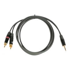 OQAN CABLE SEÑAL QABLP MJST - 1,5 - 2RCA YG BK