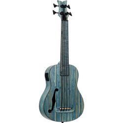 ORTEGA S.4-STR AC-ELEC SHRT.SCALE UKE BASS BMB STONWASHED
