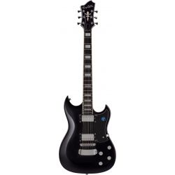 HAGSTROM ELEC. GUITAR. PAT SMEAR SIGNATURE BLACK, MAHOGANY