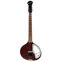 DANELECTRO BABY SITAR RED CRACKLE